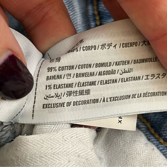 Abercrombie & Fitch Curve Love Ultra High Rise 90's Straight 30 - Picture 7 of 8